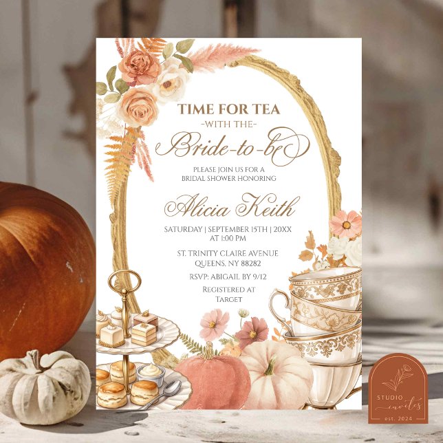 Beige Regency Era Bridal Shower Invitation (Creator Uploaded)