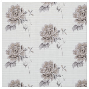 Beige rose fabric