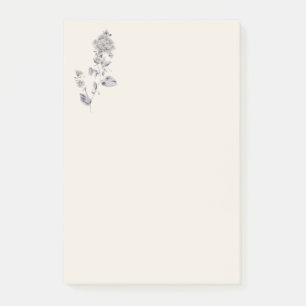 Beige rose post-it notes