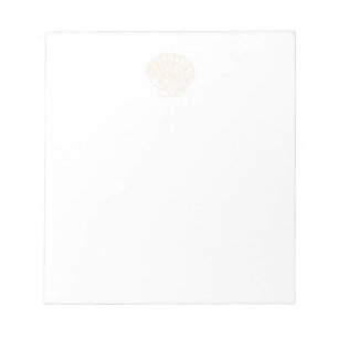  Beige Scallop Notepad