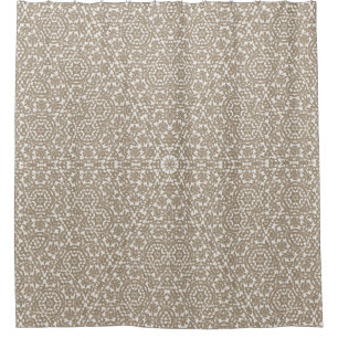Beige Serenity Shower Curtain