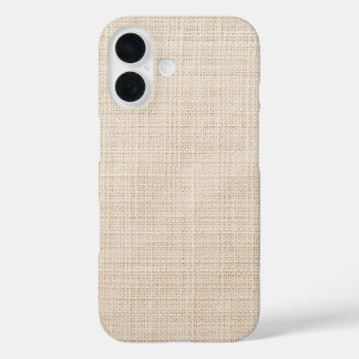 Beige shell aesthetic iPhone 16 case