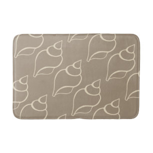 Beige Shells Bath Mat