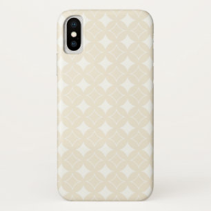 Beige shippo pattern iPhone x case