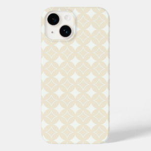 Beige shippo pattern Case-Mate iPhone 14 case