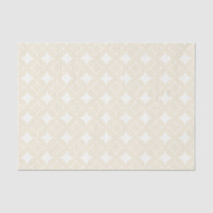 Beige shippo pattern tissue paper
