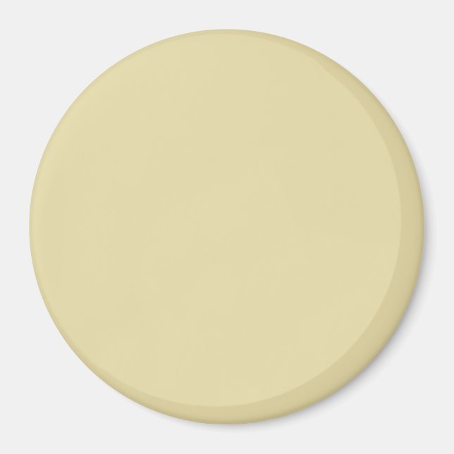 Beige (solid colour)  magnet (Front)
