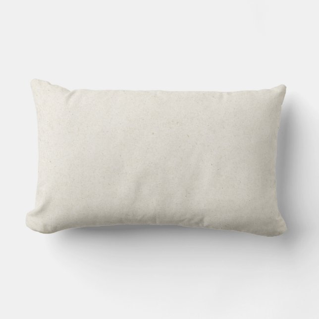 Beige Solid Pillow (Front)