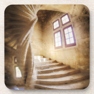 Beige spirl staircase, France Coaster