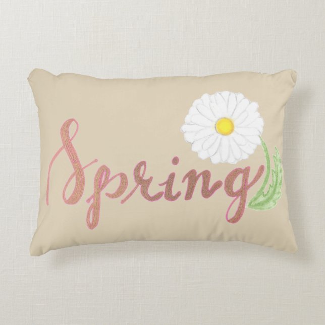 Beige Spring Pillow (Front)