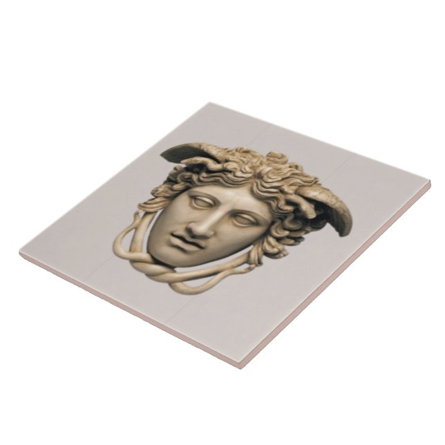 Beige Stone Medusa  Tile (Side)
