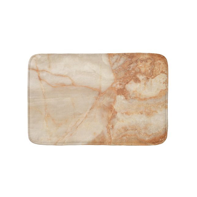 Beige stone texture bath mat (Front)