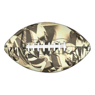 Beige streaks over brown image with drizzle american football