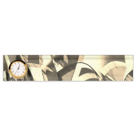 Beige streaks over brown image with drizzle