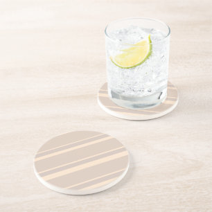 Beige Stripes Coaster