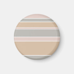 Beige stripes magnet