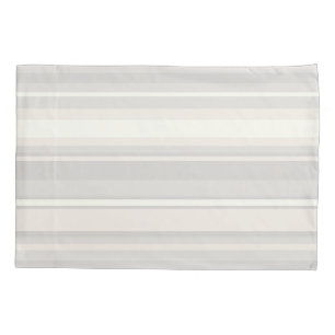 Beige stripes pillowcase