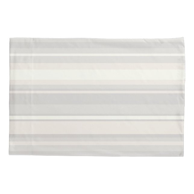 Beige stripes pillowcase (Back)