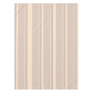 Beige Stripes Tablecloth