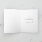 Beige Swirls Happy 50th Wedding Anniversary Card (Inside)