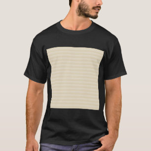 Beige Tan Colour Stripe Pattern. T-Shirt