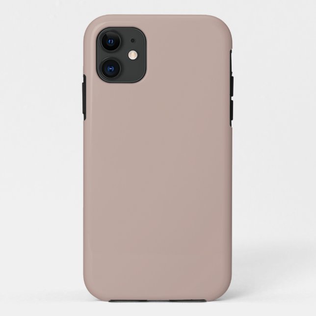 Beige Tan Sandstone Colour Only Case-Mate iPhone Case (Back)