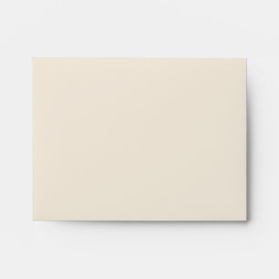 Beige Teal Blue Linen RSVP Envelopes
