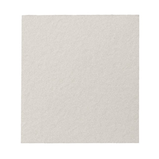 Beige textured paper accessories you can customise notepad (Front)
