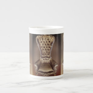 Beige Throne Bone China Mug