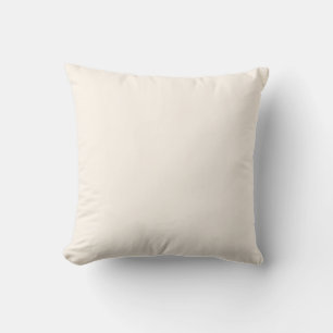 Beige Throw Pillow