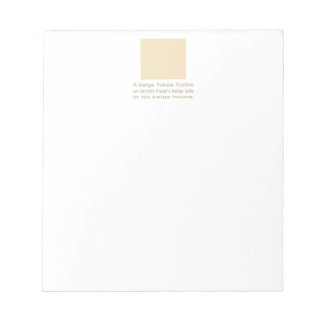 Beige Toksie Turbie on Biege Notepad