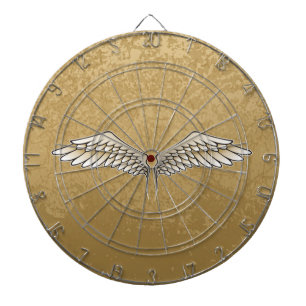 Beige wings dartboard