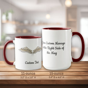 Beige Wings Mug
