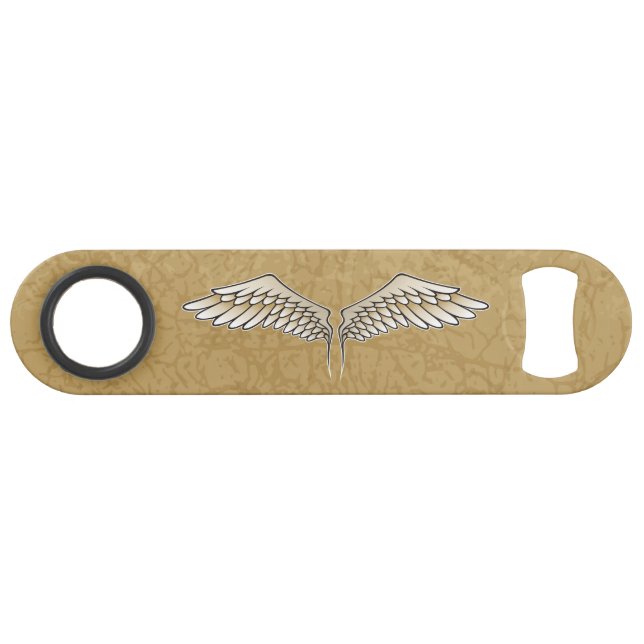 Beige Wings Speed Bottle Opener (Front (Horizontal))