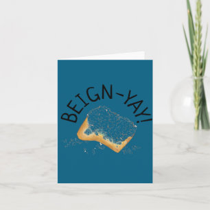 Beign Yay New Orleans Nola Beignet Pastry Foodie Card