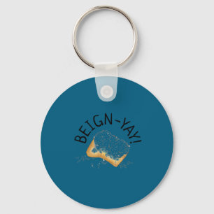 Beign Yay New Orleans Nola Beignet Pastry Foodie  Key Ring