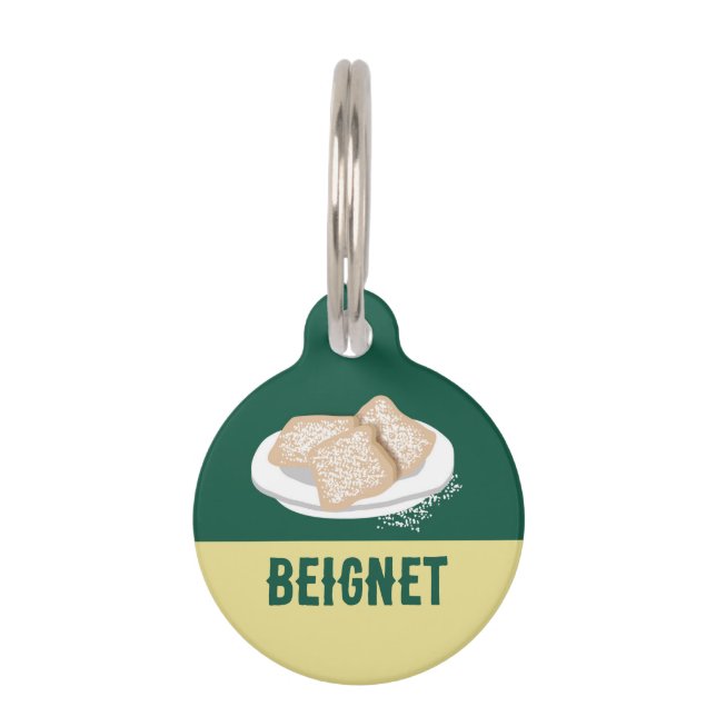 BEIGNET PET TAG (Front)