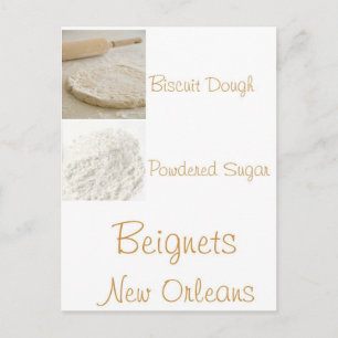 BEIGNETS POSTCARD