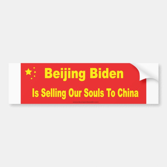 Beijing Biden Bumper Sticker (Front)