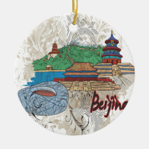 Beijing Ceramic Tree Decoration
