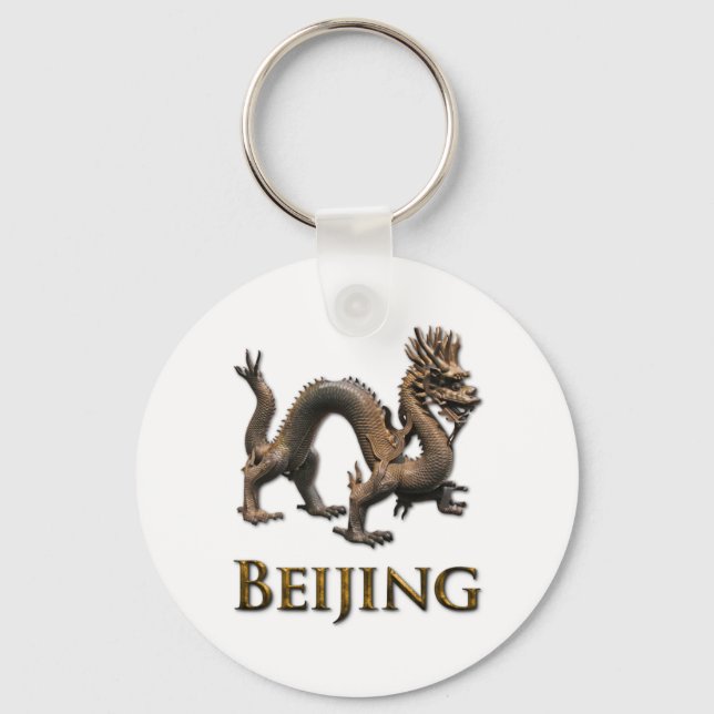 BEIJING Dragon Key Ring (Front)