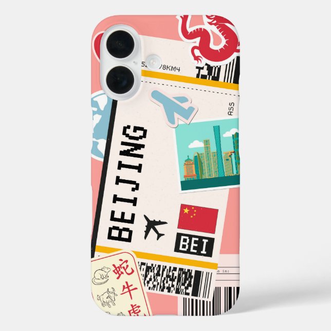 Beijing Travel Case-Mate iPhone Case (Back)