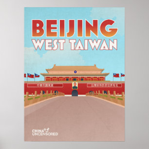 Beijing West Taiwan Poster 18" x 24"