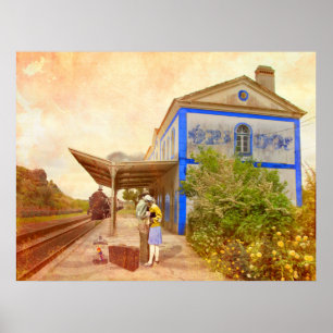 Beijo em Óbidos Poster