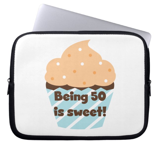 Being 50 is Sweet T-shirts and Gifts Laptop Sleeve (Front)