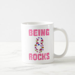 Being 8 Rocks Birthday Girl Climbing Coffee Mug