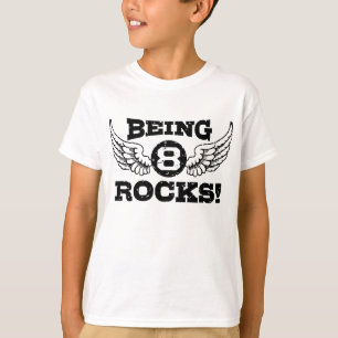 Being 8 Rocks T-Shirt