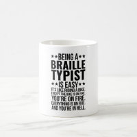 Being A Braille Typist Is Easy It's Like Riding