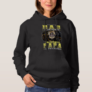 Being A Dad Is An Honour Being Papa Is Priceless F Hoodie