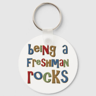 Being A Freshman Rocks Key Ring